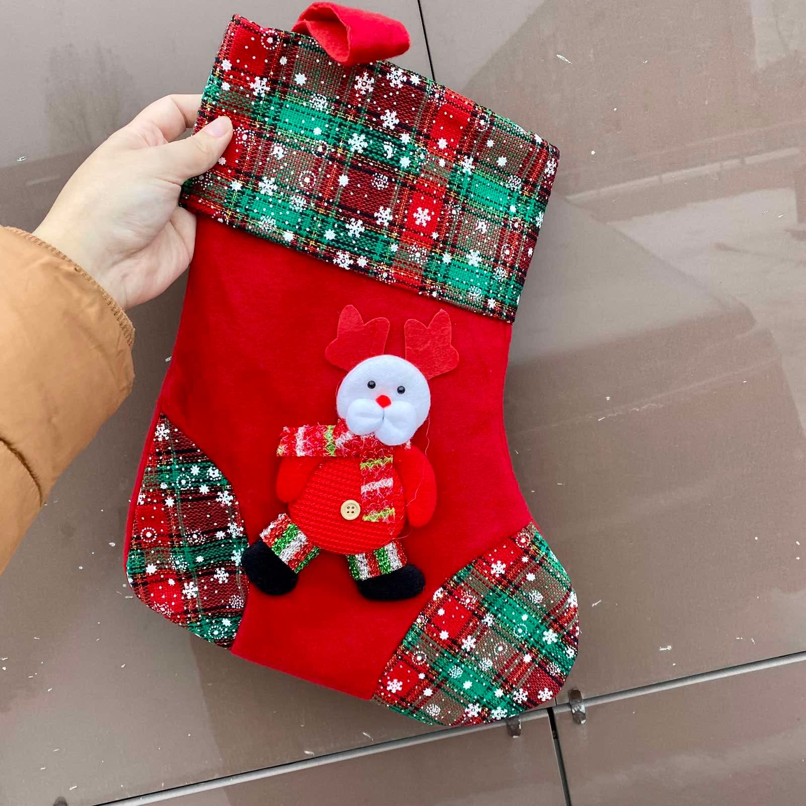 Новогодний сапожок с декором