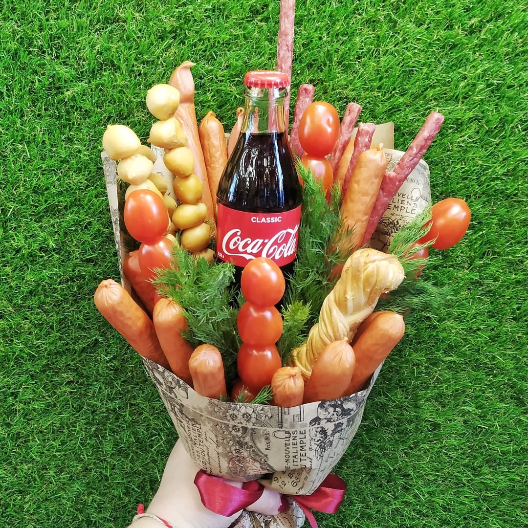 Съедобный букет "Coca cola"