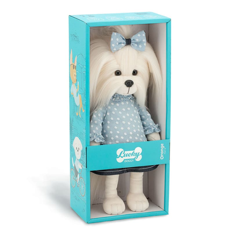 Собачка Lucky Doggi Mini джинсовое летто
