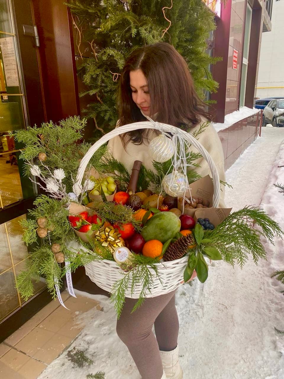 Корзина Зимняя Романтика