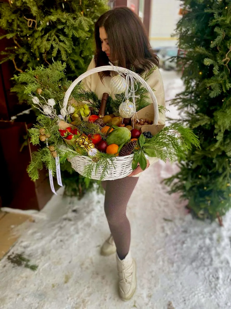 Корзина Зимняя Романтика